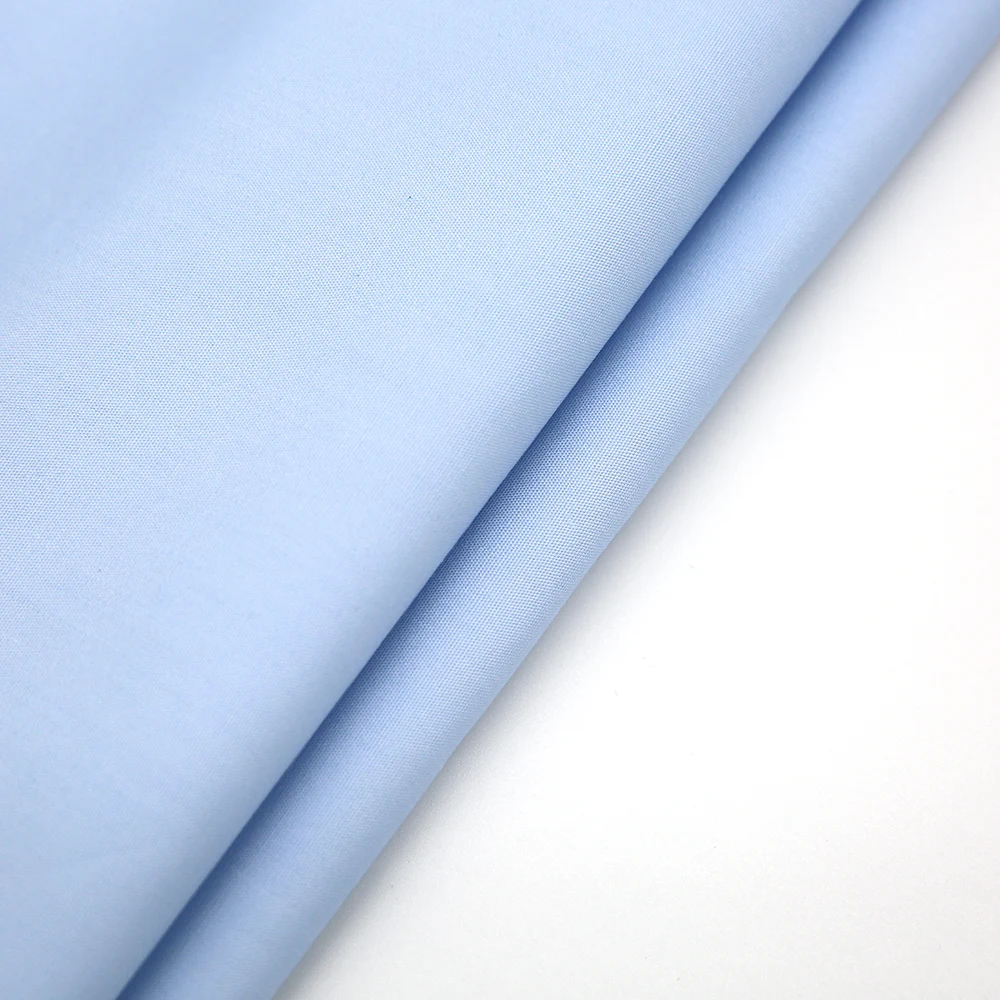 Wholesale Herringbone Textile T/C Fabric Polyester Cotton Blend Woven Bleached for Boys Shirts and Suits Waterproof Feature
