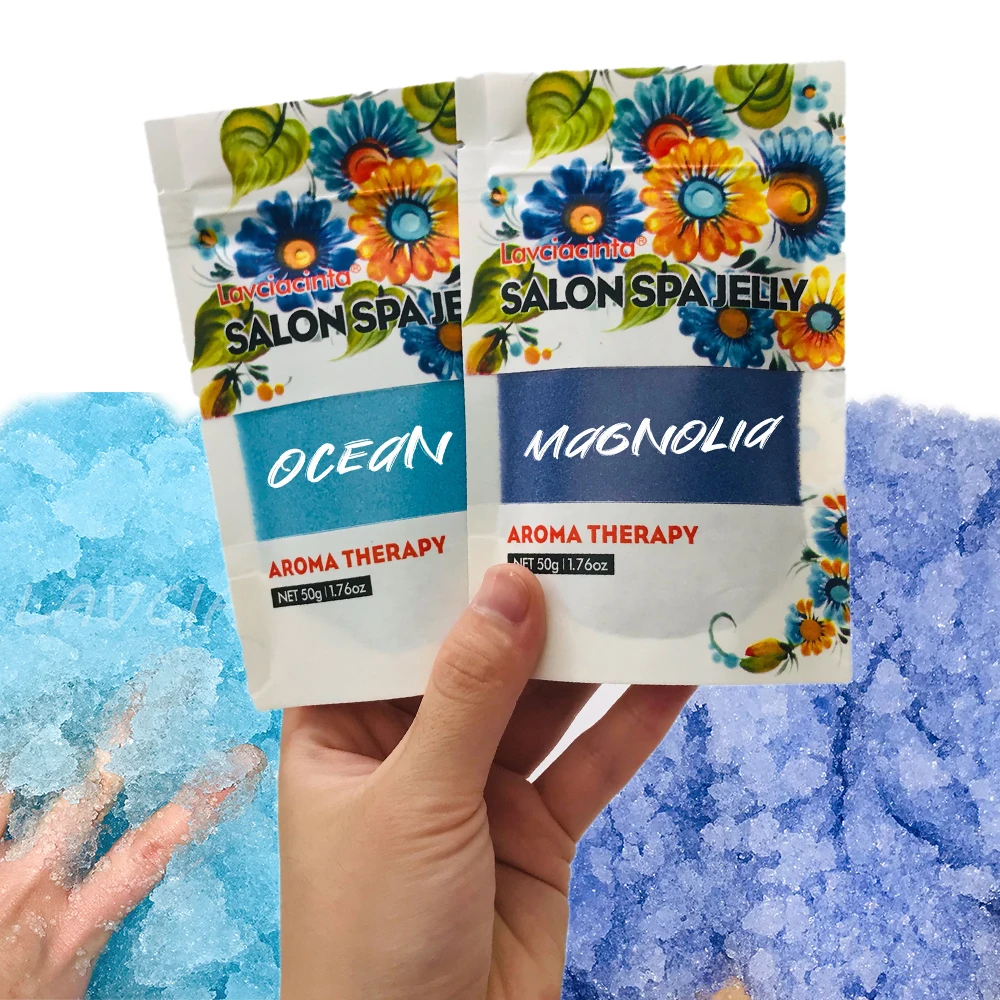 Lavciacinta Ocean Flavor 50g Mud Spa Soften Whiten Foot Bath Salt Scrub