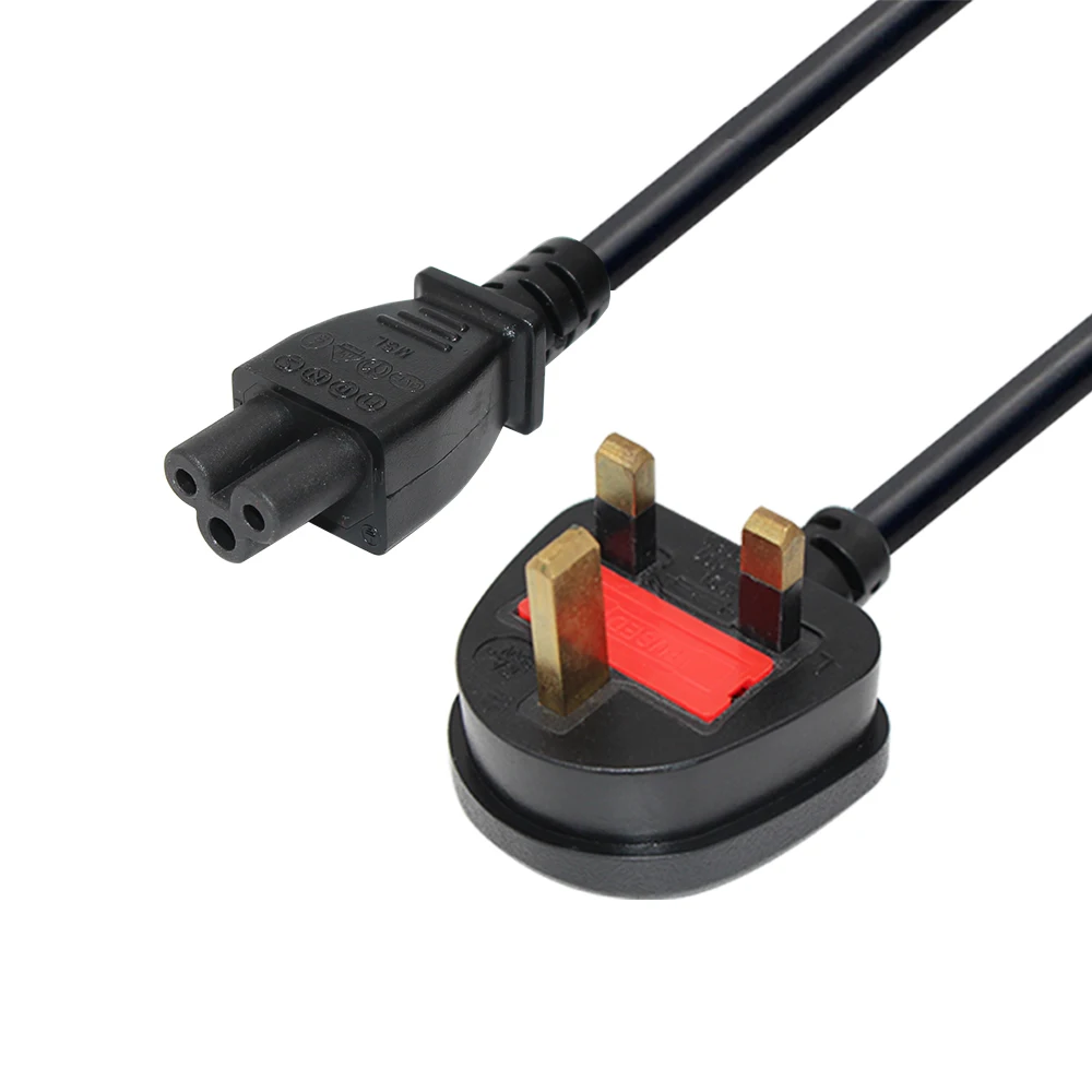 Figure 8 Main Lead Cable Black Iec C7 to Uk 3 Pin Power Cord 15