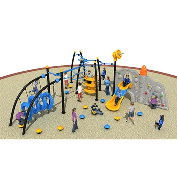 Safe high quality children's plastic slide children's amusement park outdoor playground equipment