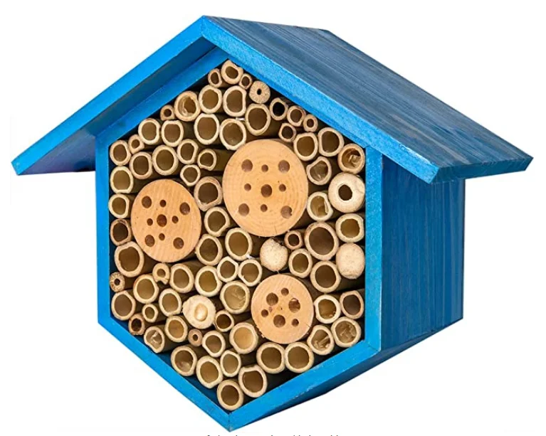 insect habitat wall mounted bee house natural bamboo tube bee