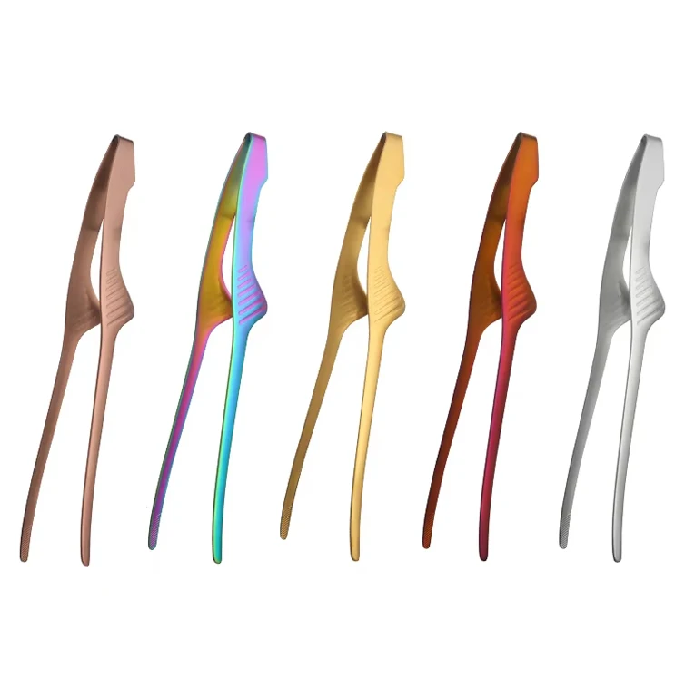 Kitchen Tools Gadgets Professional Chef Tweezers Supplies Stainless Steel Food Tongs