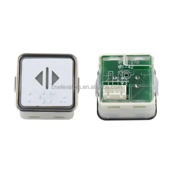 AK-E MT42 Modern Design Elevator Square Push Button for Lift Braille Enabled