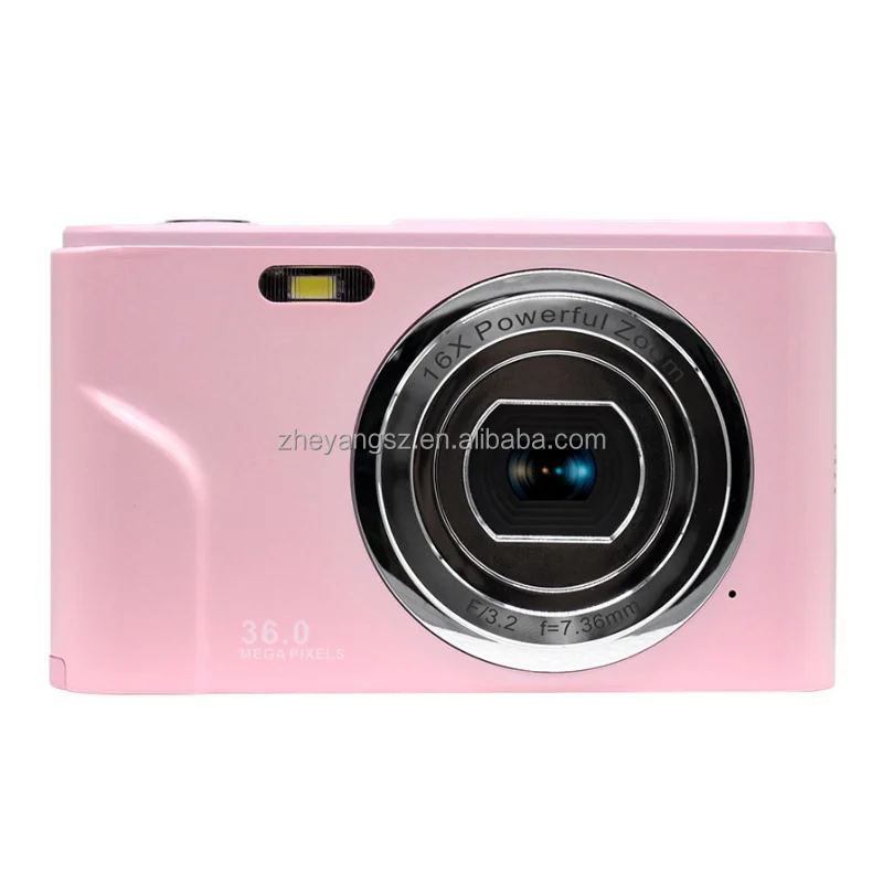 КМОП 36MP 1080P селфи светодиодный фонарик 16x цифровой зум компактная FHD цифровая камера