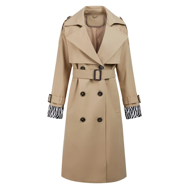 Belt Fashion Trendy Girl Clothing Luxury Winter Long Jackets Modest Women'S Trench Coats For Ladies Women