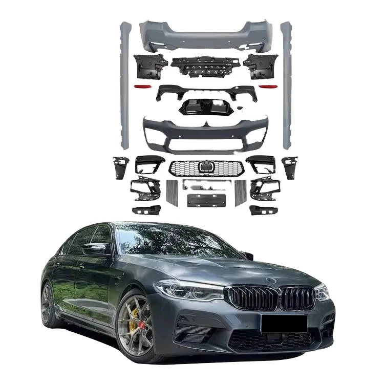 525I 530I 540I Car Parts Auto Full Bodykit Upgrade For BMW 5 Series G30 2018-2021 M5 Facelif Front