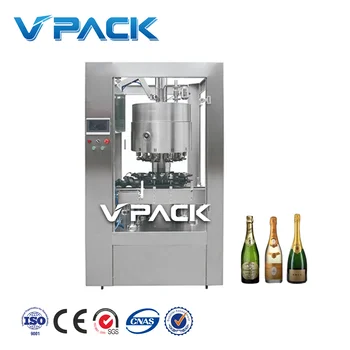 New sparkling wine white wine filling machine/cork clogging machine Alcoholic beverage filling machine