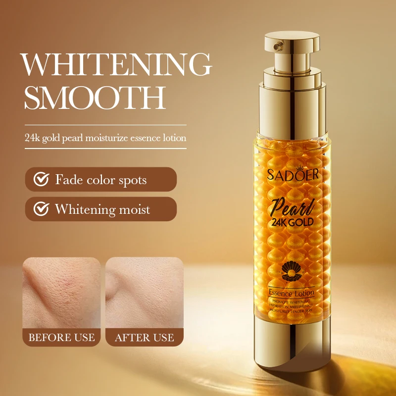 SADOER 24k Gold Pearl Collagen Essence Lotion - Anti Wrinkle