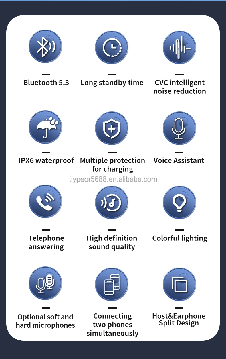 product tiypeor motorcycle wireless headset helmet headphone on ear earphones with hd microphone for moto helmet-2