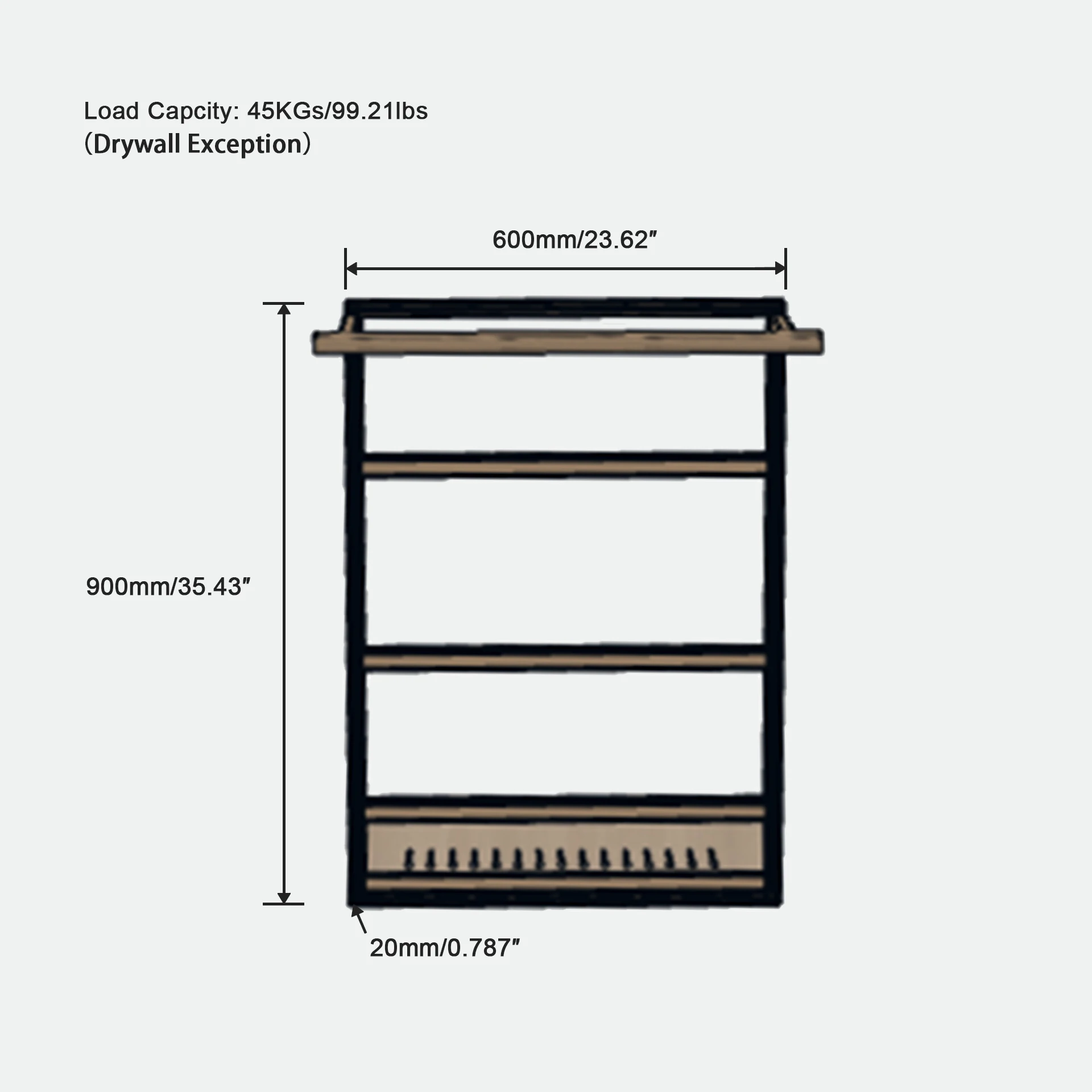 ECO-friendly Wall Organizer Shelf Multi-Tier Space-Saving Storage Wall Floating Shelves for Children's Room factory