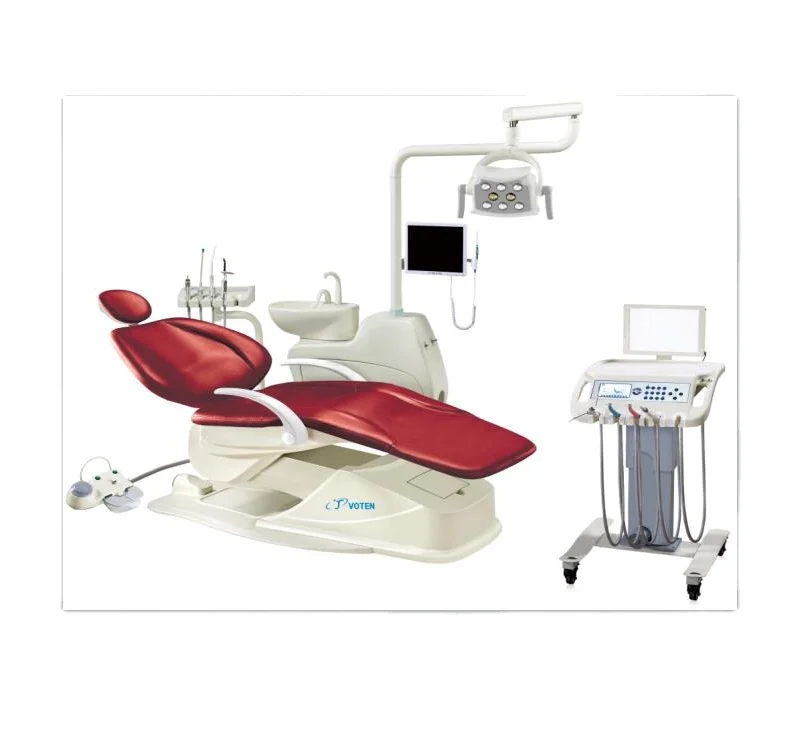 Deluxe Dental Chair Mobile Tool Tray With Memory System Comfortable Dental Hospital Treatment Equipment High Quality