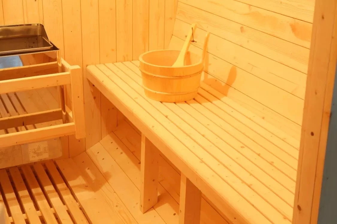 Smartmak Hemlock/cedar Sauna Outdoor Wooden Barrel Sauna With Panoramic