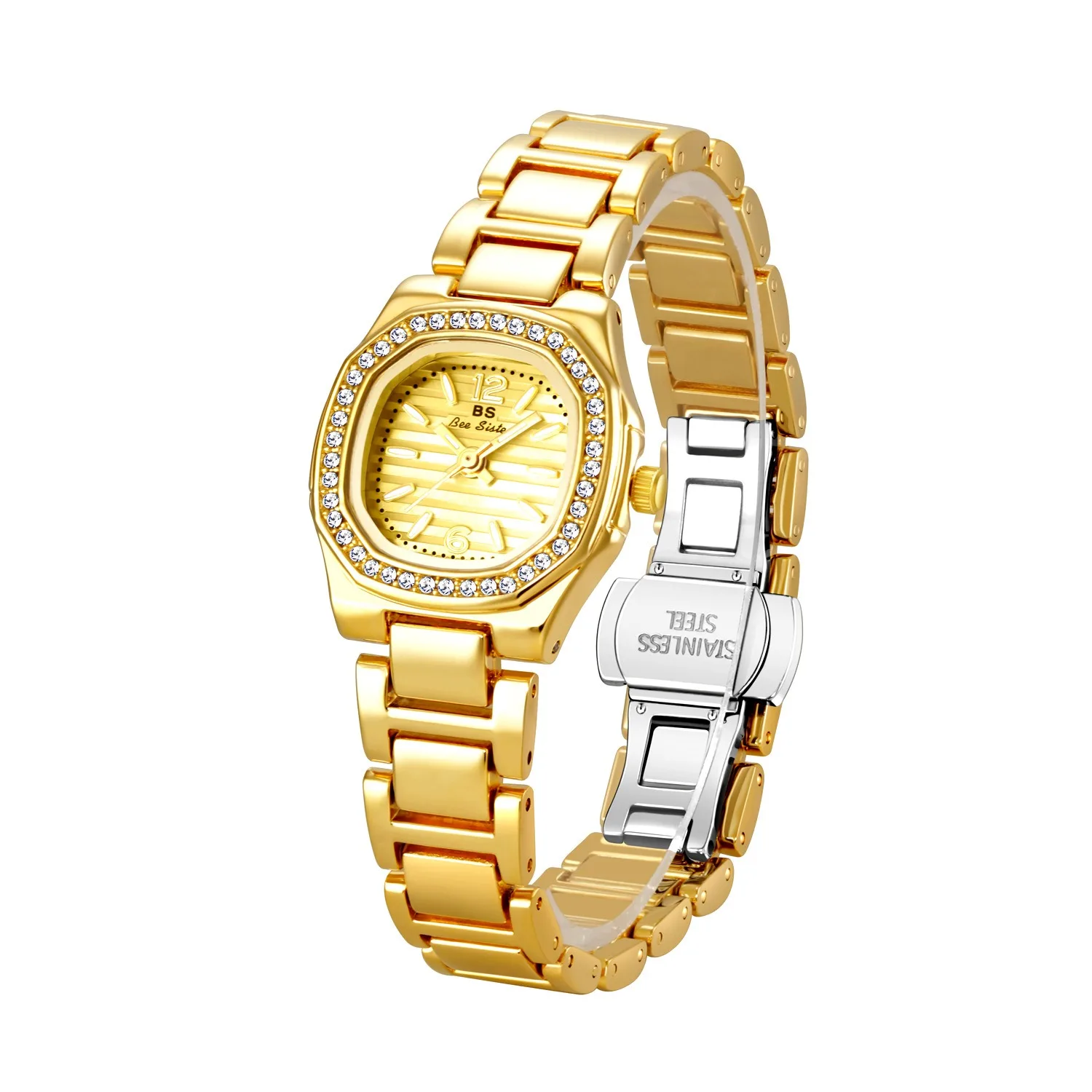BS bee sister Fashion Women Watch Diamond Watch Top Brand Ladies Watches Casual Women Bracelet Wristwatches Relogio Feminino