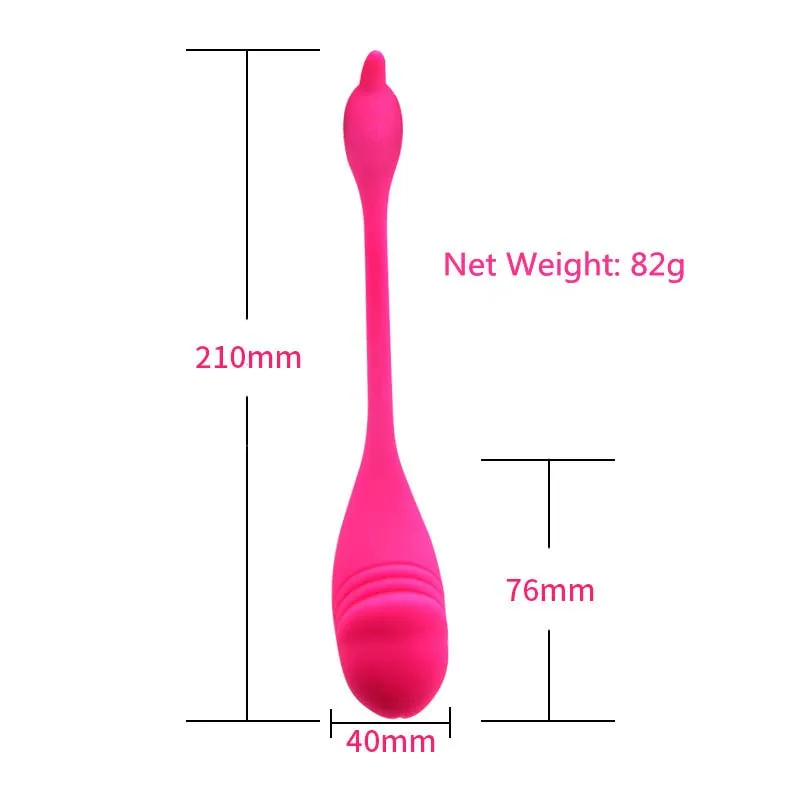 Vibromasseur Téléphone Sans Fil Contrôlé par Application, Télécommande pour  Smartphone