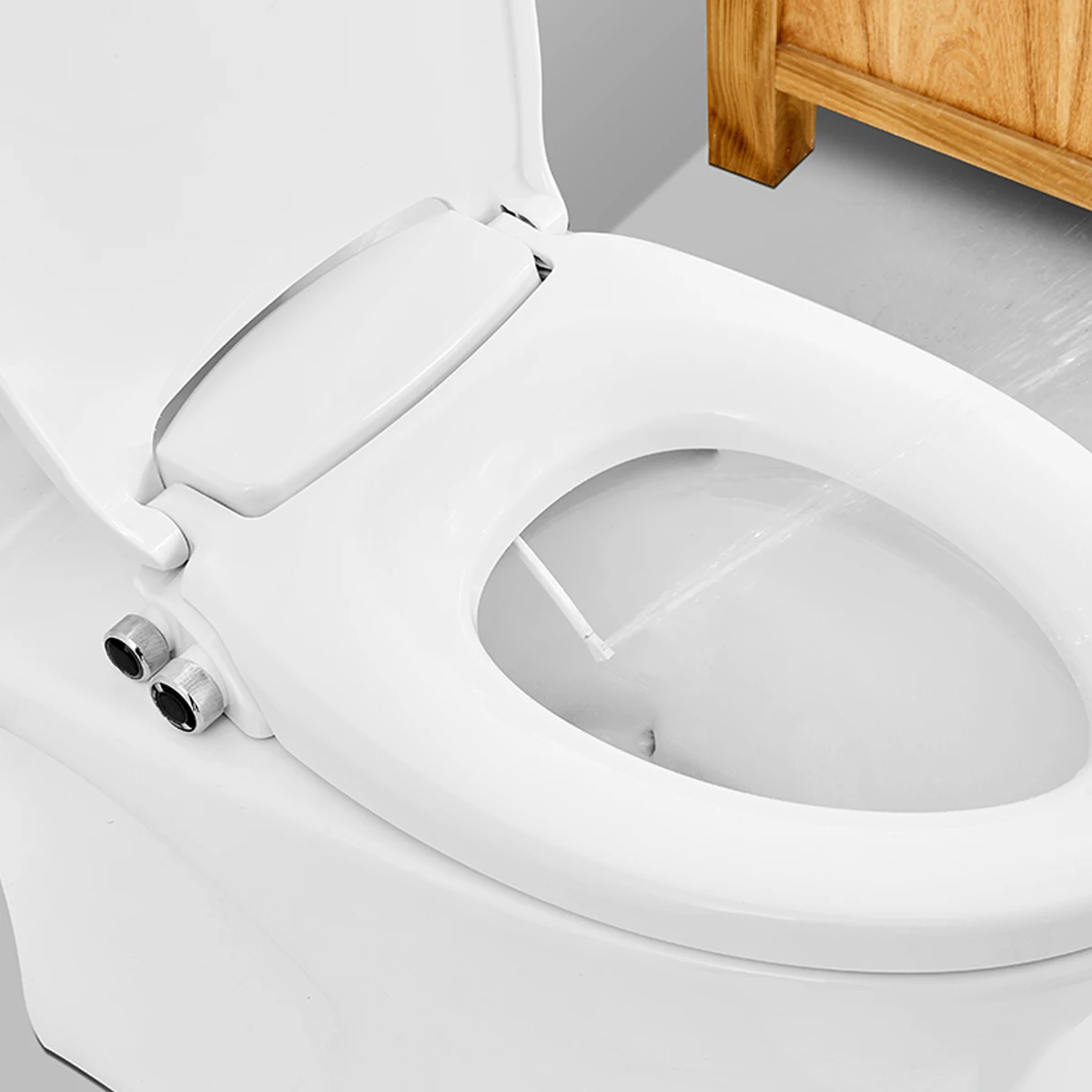 Siège De Toilette Bidet Fermeture Automatique Eau Chaude - Neuf - Modèle Allongé