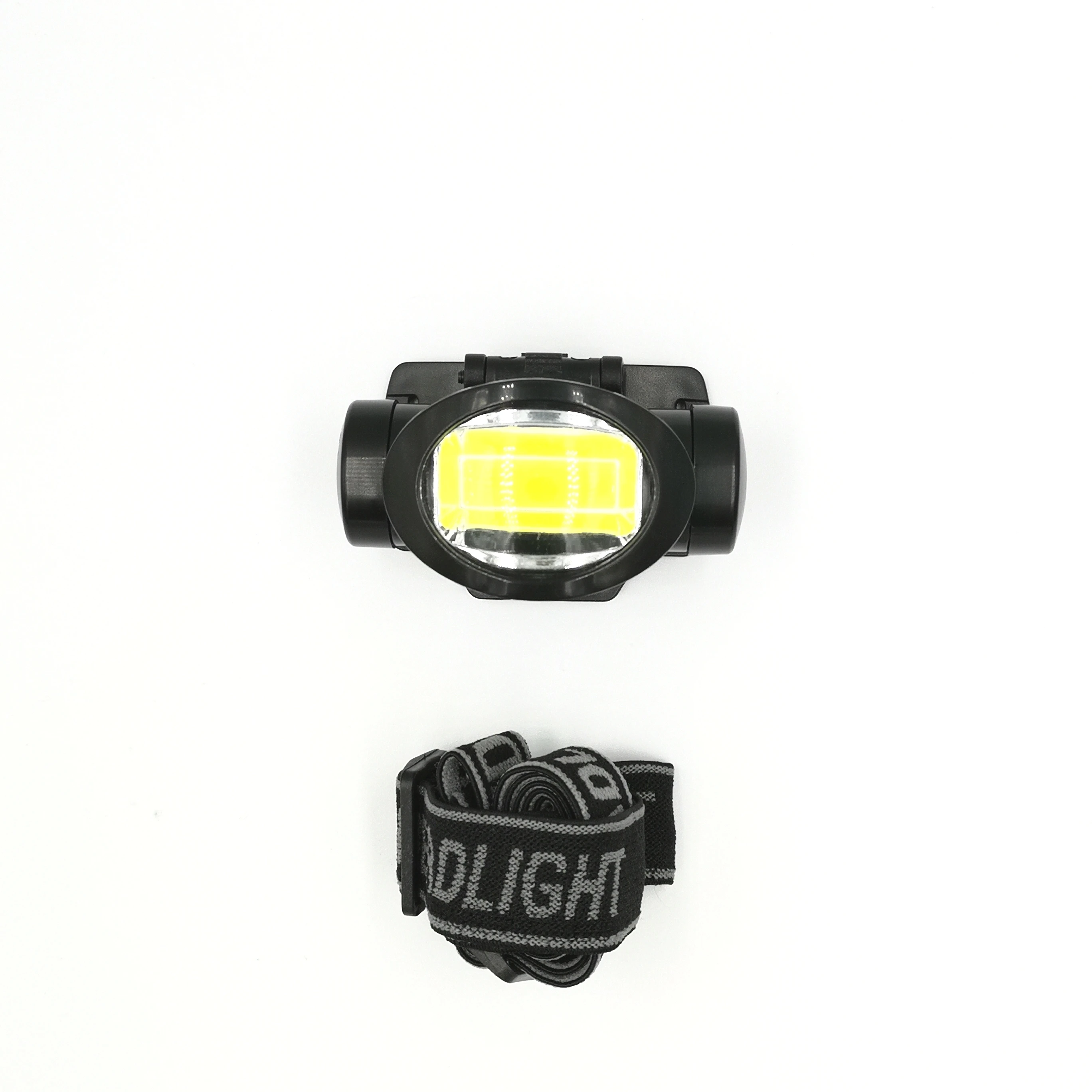 Хит продаж, 3 режима, миниатюрный водонепроницаемый налобный фонарь cob, мощный спортивный яркий налобный фонарь, Головной фонарь для бега с батареей 3 * AAA