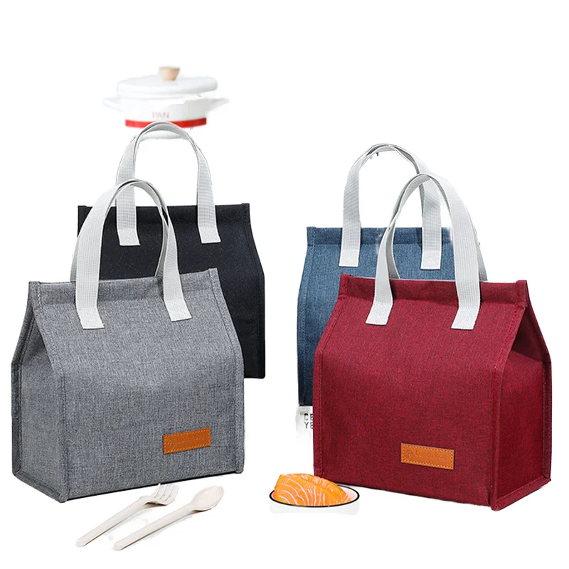 Custom Logo Aluminum Foil Luxury Foldable Insulated Cooler Bag OEM Lunch Take Away Thermal Insulation Food Good Price