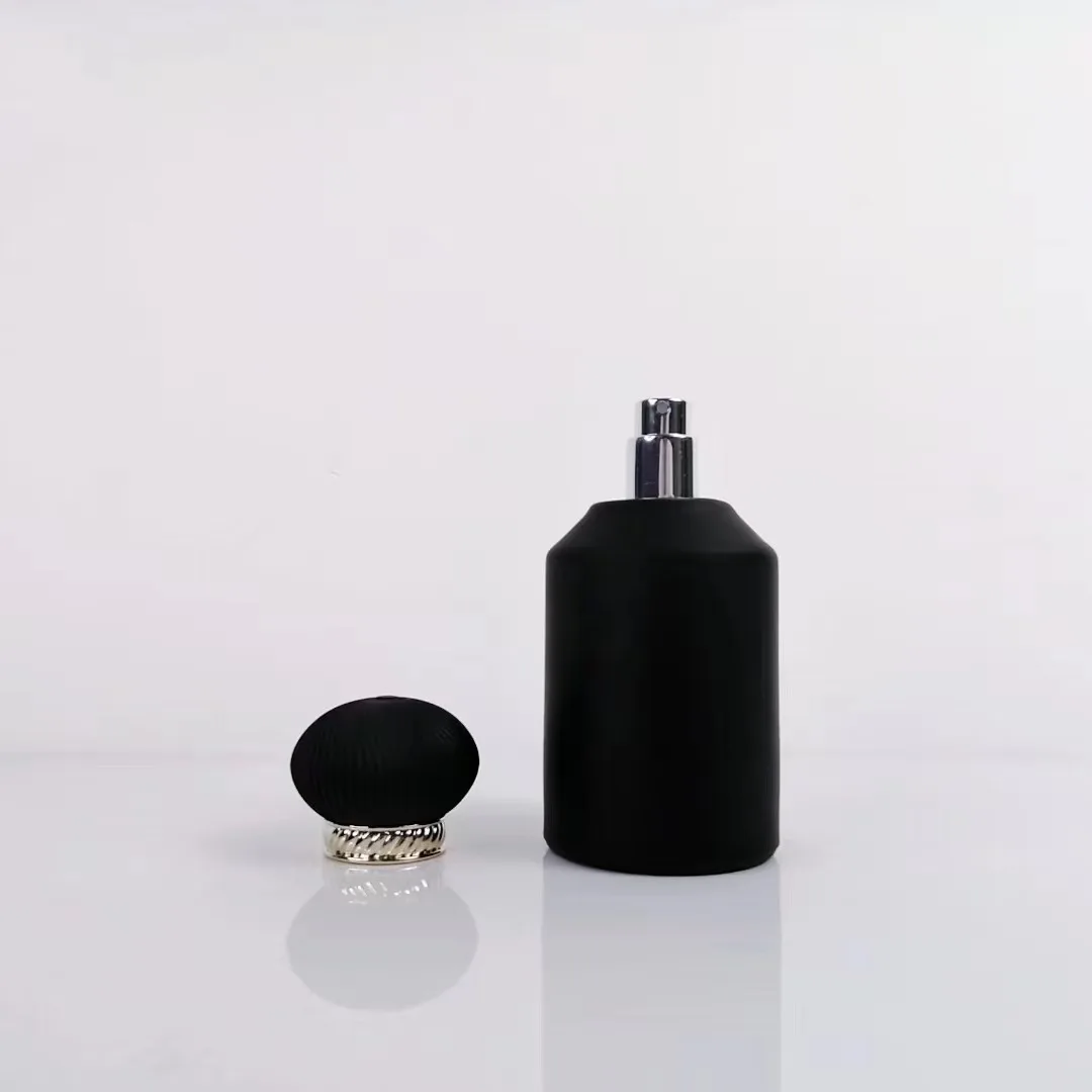 100ml Luxury Black Glass Perfume Spray Bottle Premium Glass Bottles for Fragrances