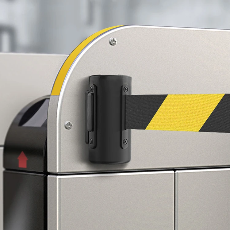 Retractable Barrier Belt,Cordon Tape, Fixed Wall Mount Queue Rope Barrier Crowd Control Barrier for Outdoor Parking Lot details