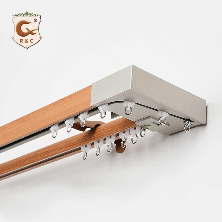 Factory Price Custom Size Curtain Rail and Accessories Heavy Duty Aluminium Curtain Track