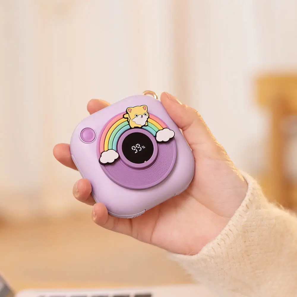 2 in 1 Reuseable Heater Warmers Rechargeable Electronic USB Portable Mini Hand Warmer Phone Portable Mini Charger Power Bank