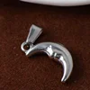 2PCS Cresecent Moon - Silver