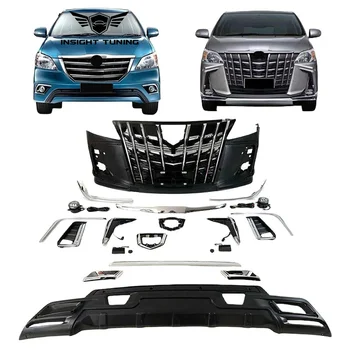 LX Style Facelift Front Bumper Grill Bodykit 2012-2015 for Toyota Innova Crystal Body Kit
