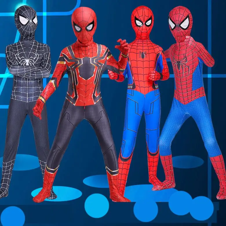 Red Black Spiderman Costume Spider Man 