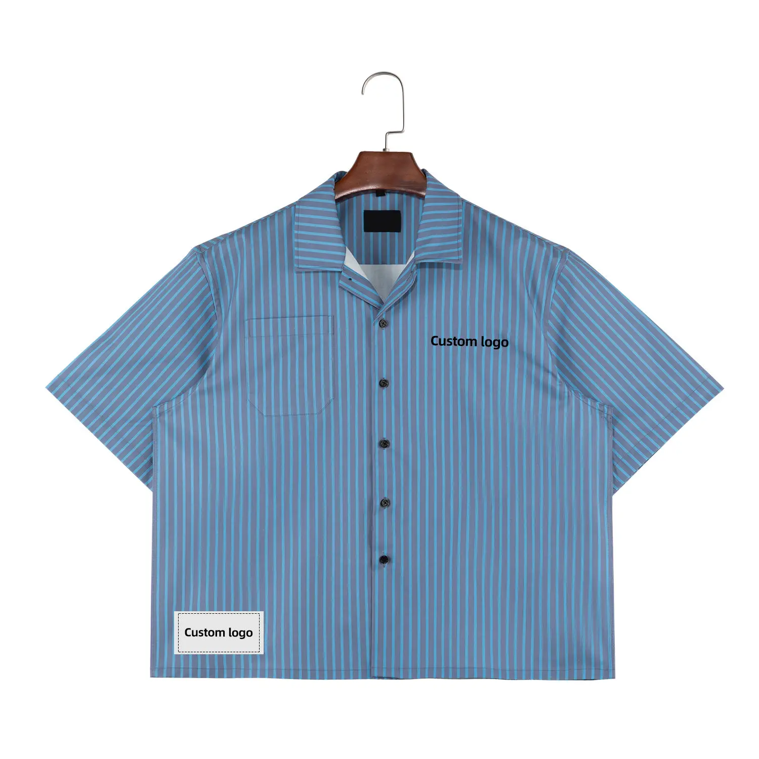 Custom High Quality Summer Printed Leisure Oversized Vintage Short Sleeves Button up Plaid Shirt supplier