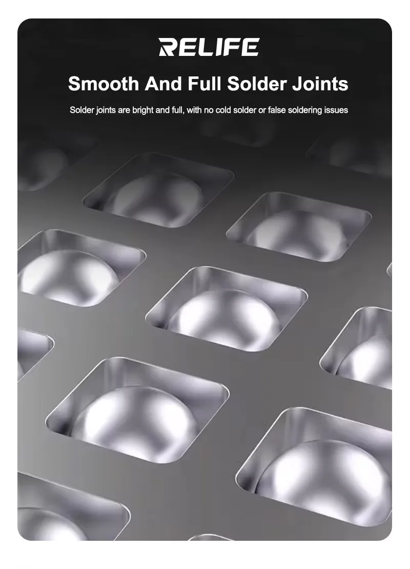 Outil d'entretien de pâte à souder sans plomb RELIFE HW32 pour assemblage SMT BGA soudure