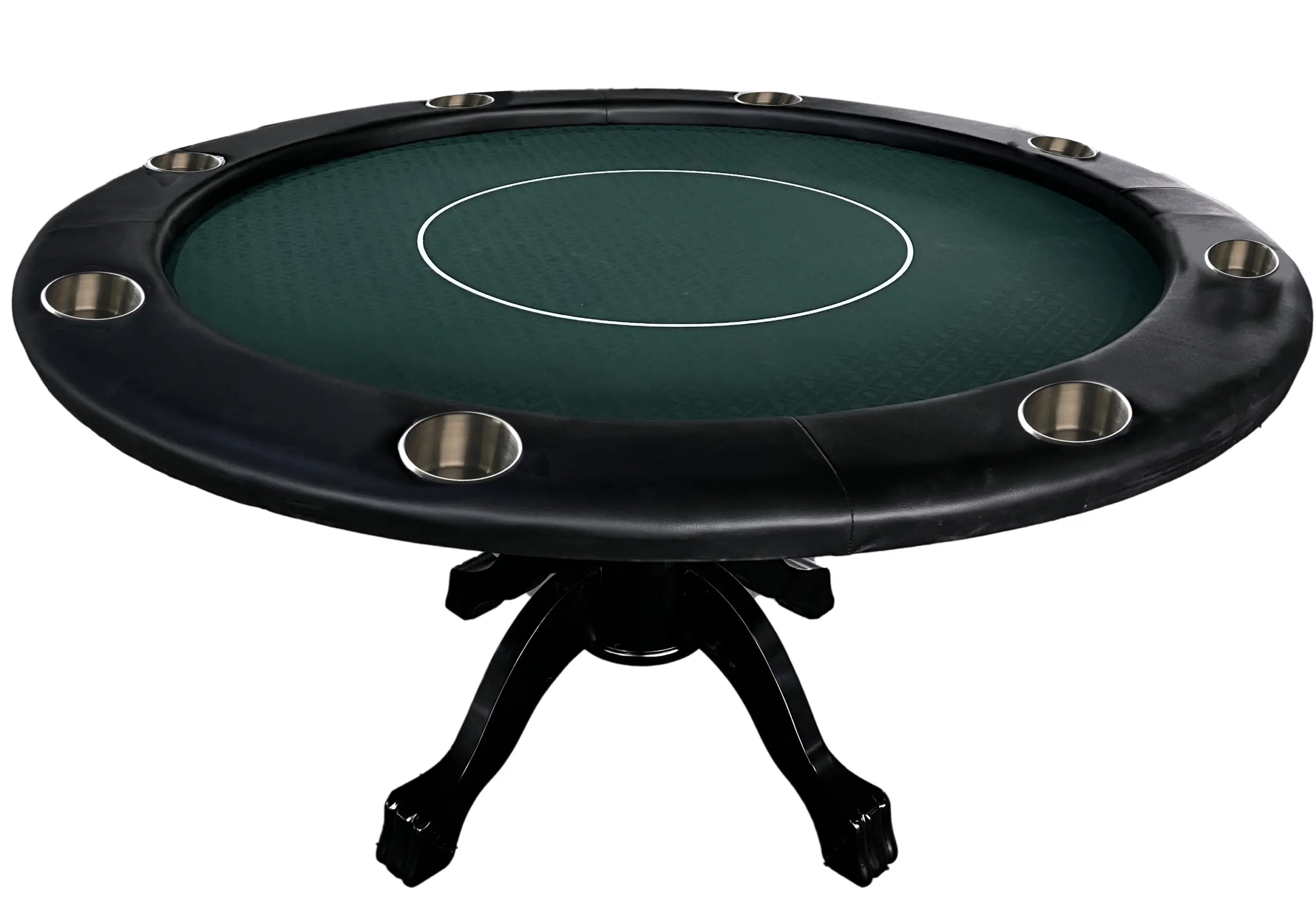 60-дюймовый Круглый Покерный стол для казино песочные часы ножки в европейском стиле Техасский Холден Мини-Игровой покерный с чашками воды