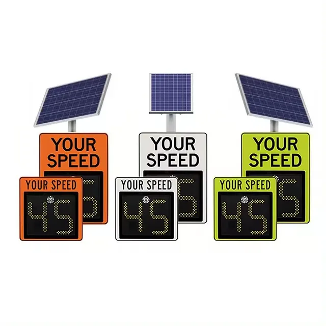 High Quality Led Display Portable Traffic Recognize Speed Limit Signs Signs Outdoor Traffic Road Warning Sign Radar