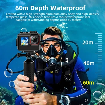 New Metal Waterproof Case for GoPro 13/12/11/10/9 Action Camera Protective Housing Diving Accessories detail image