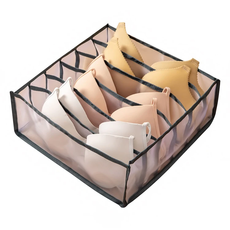 Foldable Drawer Organizer Divider Closet For Underwear Socks Bra Storage Box