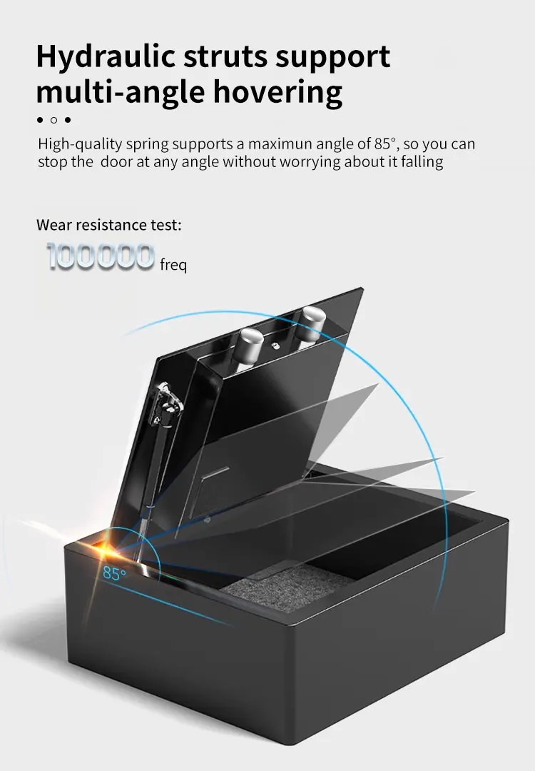 CEQSAFE Digital Black Front Top Open Money Safe Box Laptop Hotel Home Safe Box for Car factory