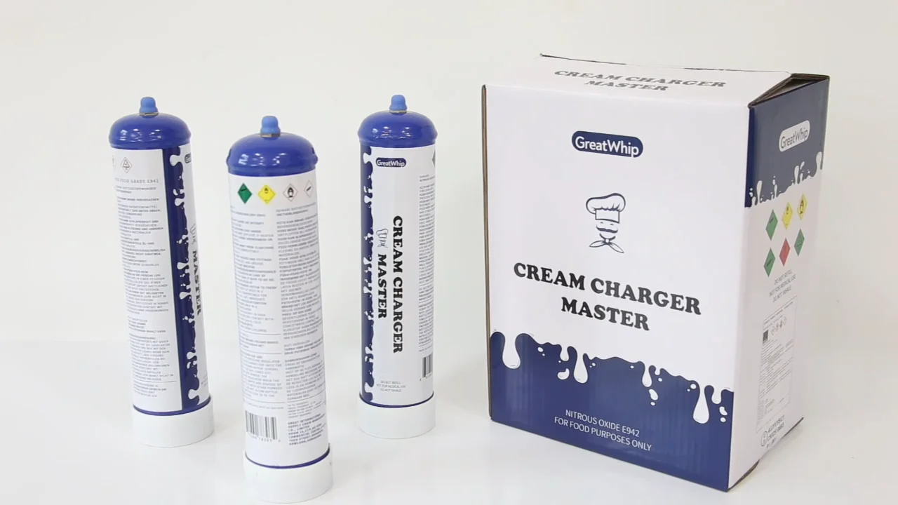 Greatwhip 580g 0.95l 6pcs/box Nitrous Oxide Laughing Gas Whipped Cream