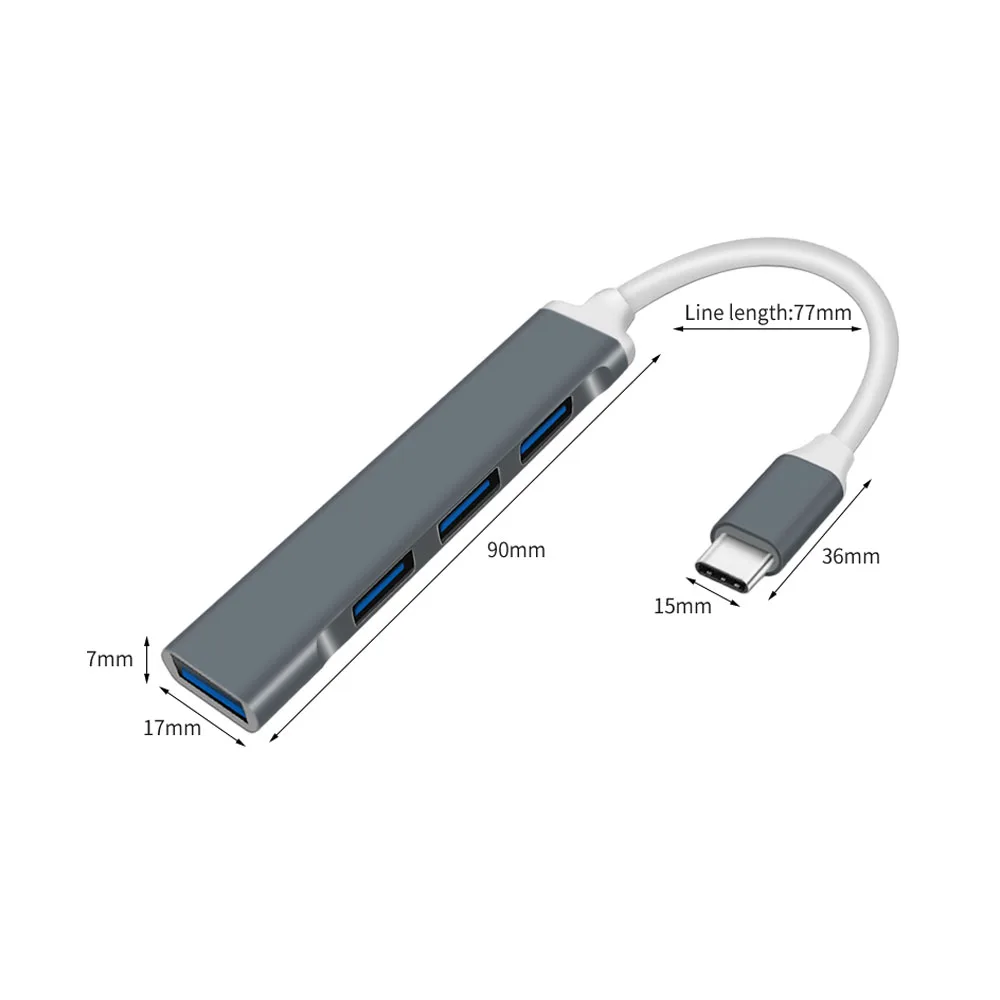 Welcome OEM Order, Factory Whole Selling Hot Selling In 2023 4-in-1 Usb Type C Hub Adapter Type C Hub 4 In 1 - Buy 4 In 1 Type-c Multi-function Expansion Dock Hub mini 4 Port Usb 3.0 High Speed Hub Splitter 5 Gbps For Pc Laptop usb C Hub 4 Ports Usb 3.0 Hub With A Usb C To Usb