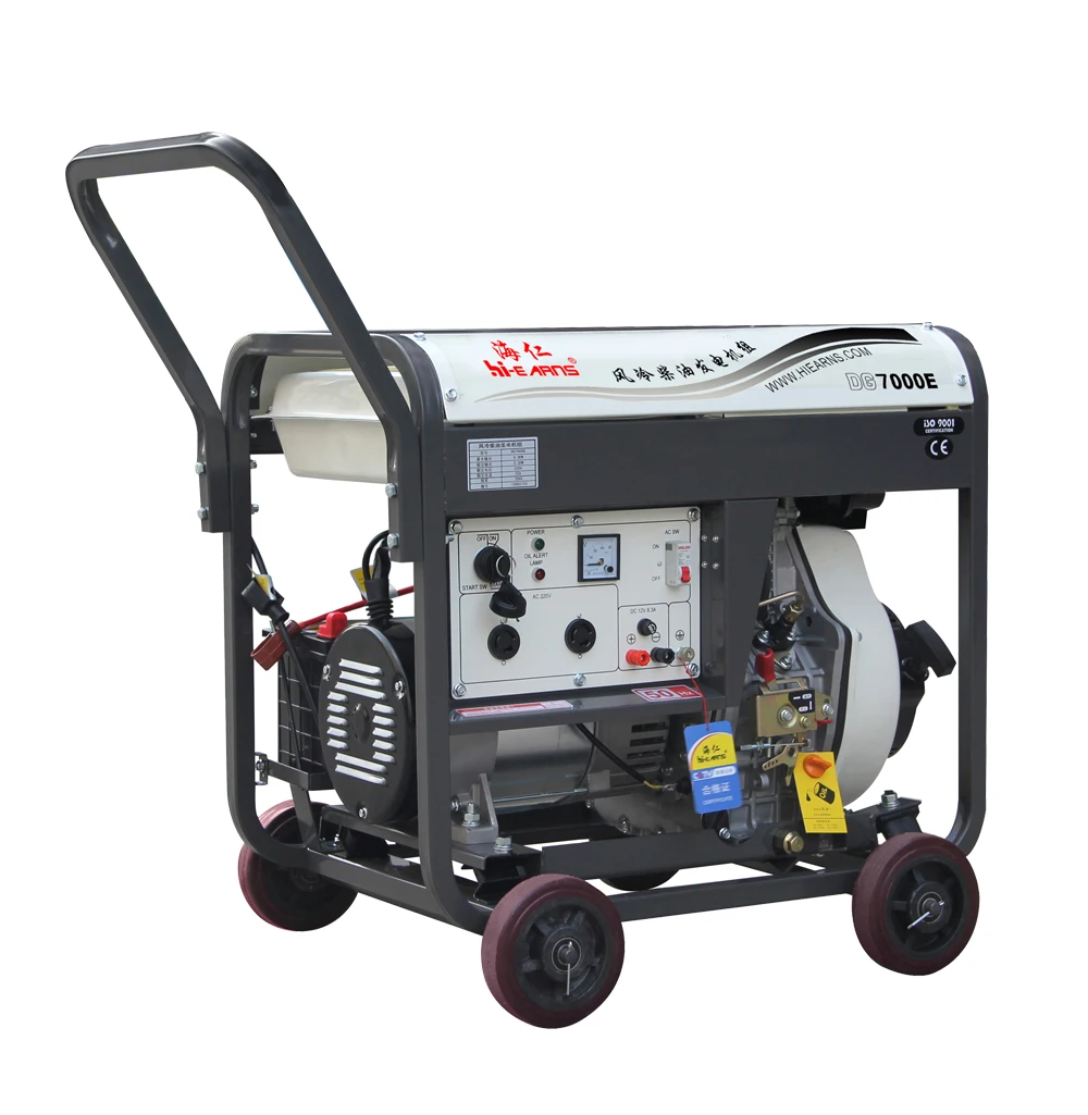 Hiearns 5.5KW Open Frame Movable Japanese diesel Generator Portable