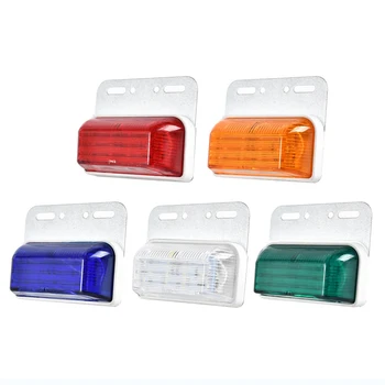 Car lighting additional LED24V white yellow red green blue driving signal reminder wide turn truck side lights truck tail lights