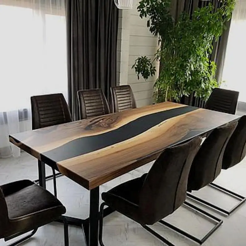 Epoxy Resin And Hardener 3-1Ratio/Table Epoxy Resin Filler/Epoxy Resin Liquid Crystal Clear For Table Top/Furniture