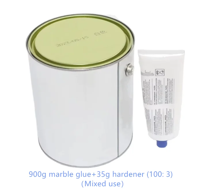 Two-Component Clear Epoxy Resin Glue for Construction Strong Bonding of Natural Stone Marble Tiles Marble Adhesive Resin
