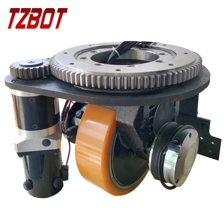 TZBOT driving wheel AGV parts with electric motor from factory TZ10-D05S02