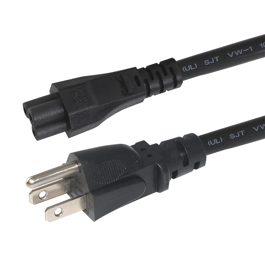 Wholesale USA power cord 3 Prong American IEC C15 power supply cord electrical power cable 19