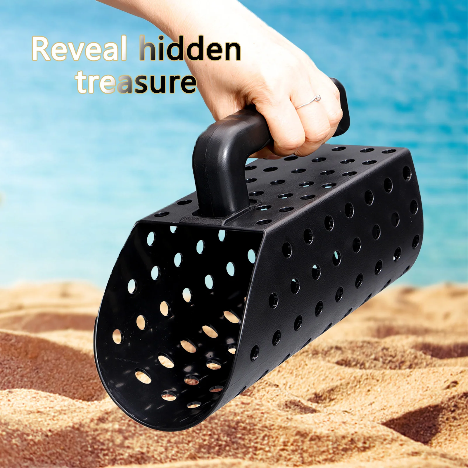 Pala Per Metal Detector Con Setaccio - Kit Leggero In ABS Per Spiaggia E Scavi - Foto 10