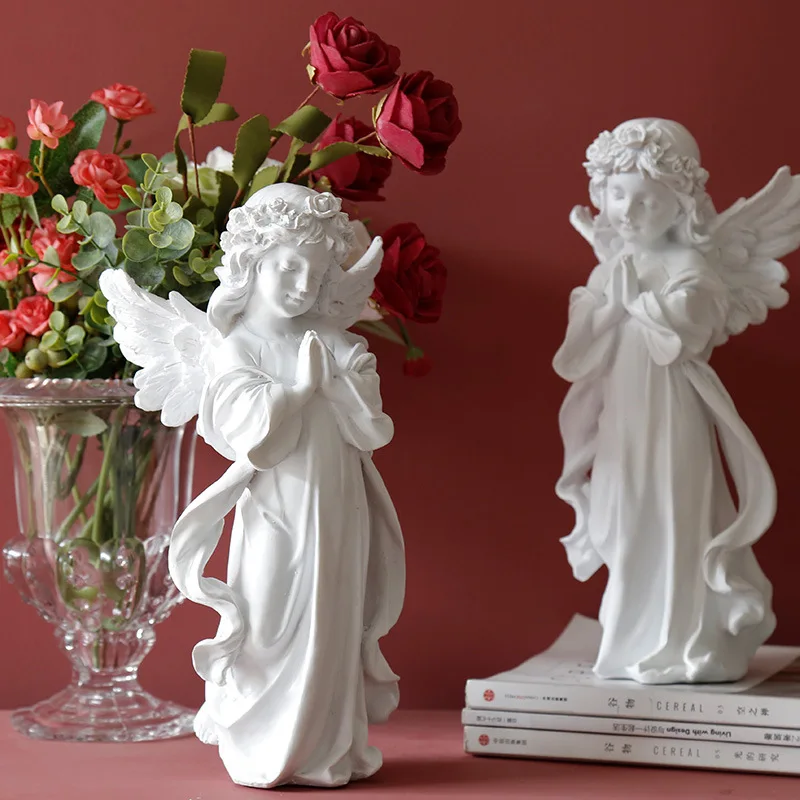 Cheap Mini Resin Praying Angel Figurine
