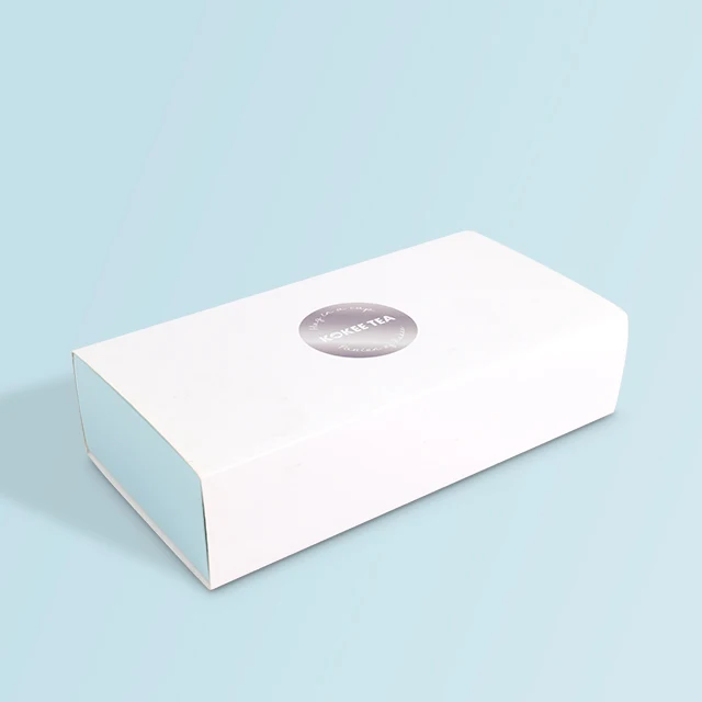 Factory Price Customized Recycle Material Food Grade Macaron Packaging Box Art Paper Drawer Box With Insert supplier