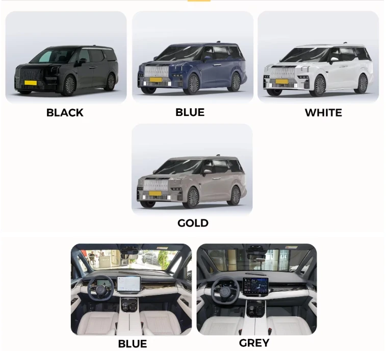 2024 Zeekr 009 New Energy EV Car Geely MPV Commercial Vehicle with 6 Seats Left Steering Chinese Brand manufacture