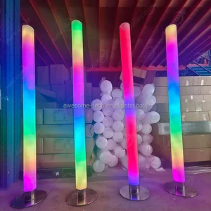 360 Degree Lighting Multicolor Outdoor Waterproof Rainbow Led Tube Light for New Year