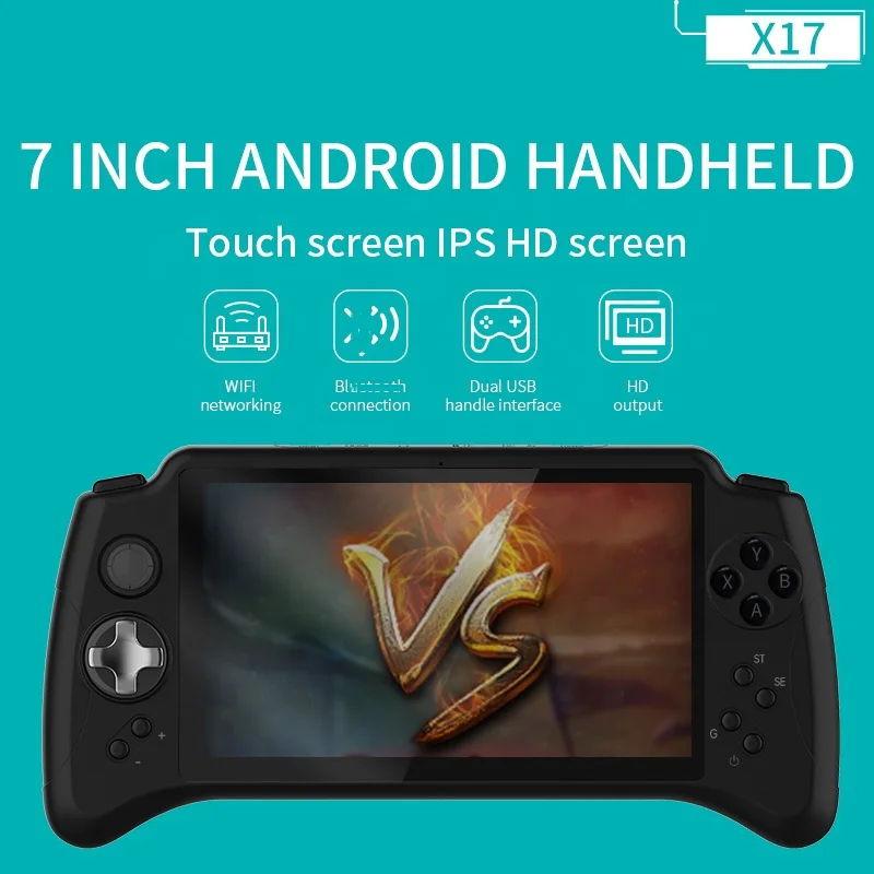 X17 Android 7.0 Game Console - 7-Inch IPS Touch Screen