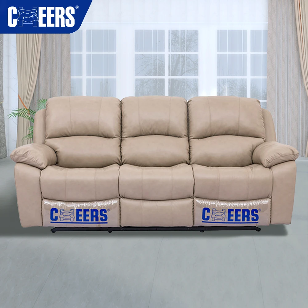 Manwah Cheers High Quality Leisure Zero Gravity Genuine Leather Section